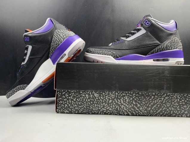 Rep 050 Court Black Jordan Retro CT8532 Purple 3 Air 0701